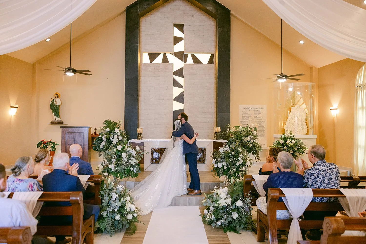 31 Bride and groom after the frist kiss hugging getting married.jpg