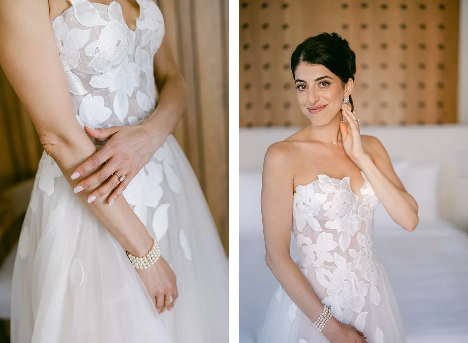 11.5 bride ready for the wedding smiling detail photo of bracelet and ring.jpg