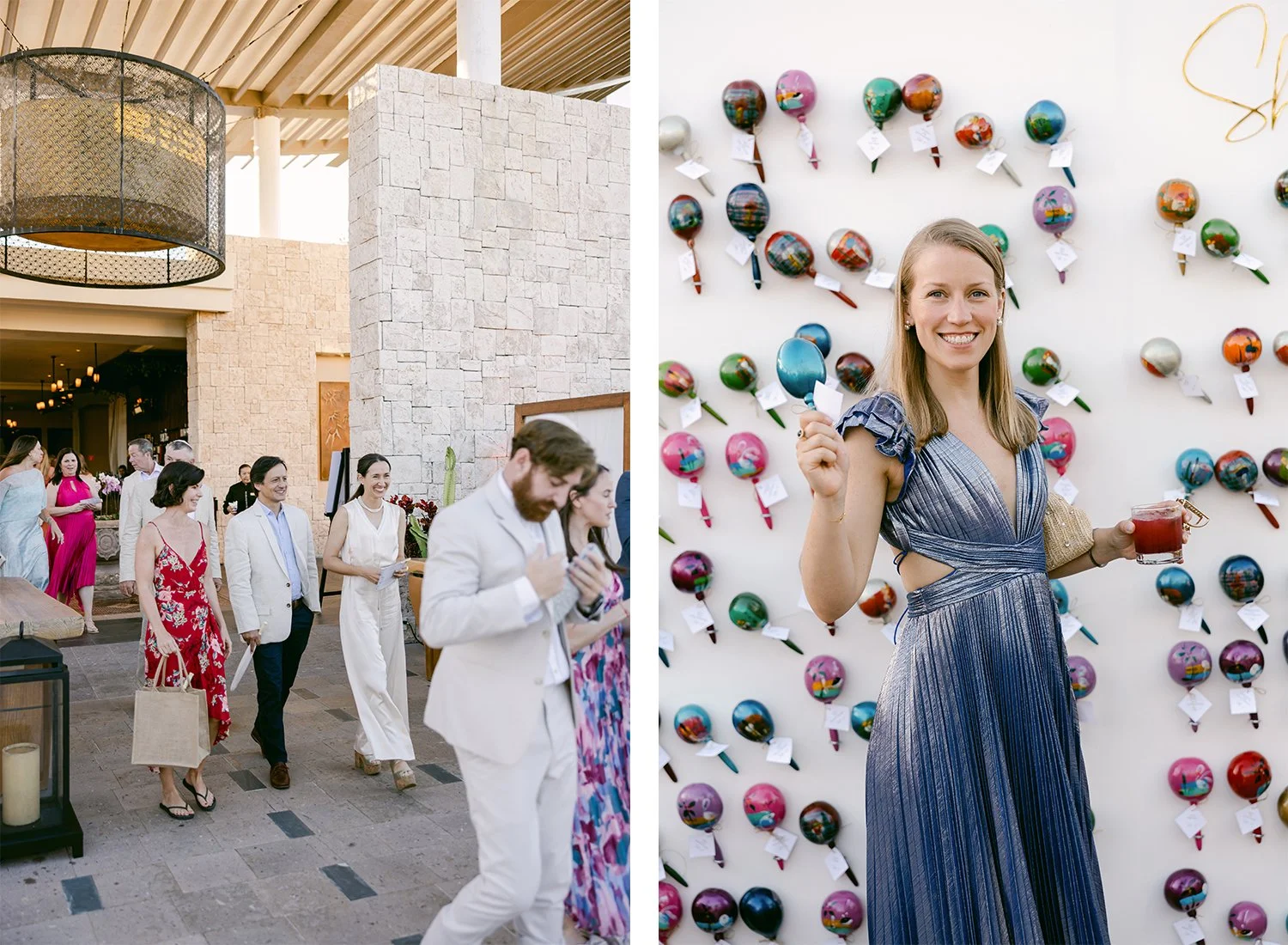 51 all wedding guests going to the wedding reception and searching their names on the sitting chart.JPG