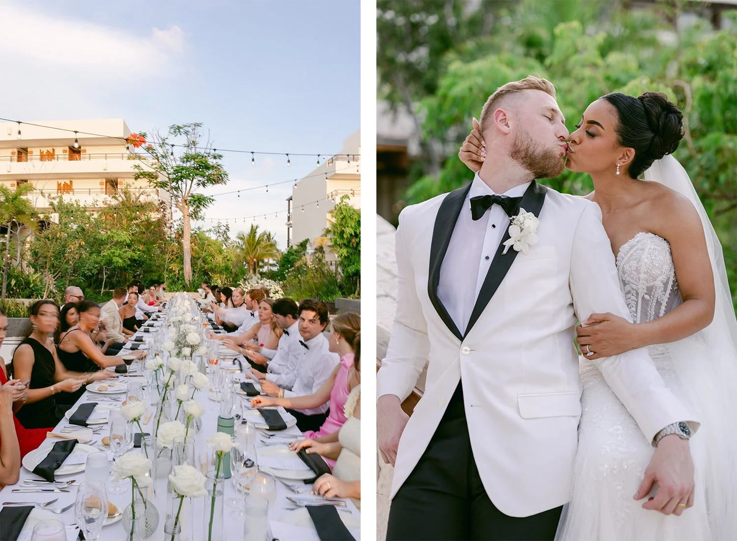 54 wedding guests in wedding reception eating and enjoying waiting for the couple.JPG