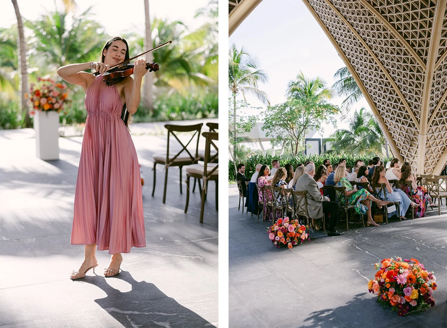 39 violinist violin musician playing for the wedding ceremony and guests waiting for the bride.JPG