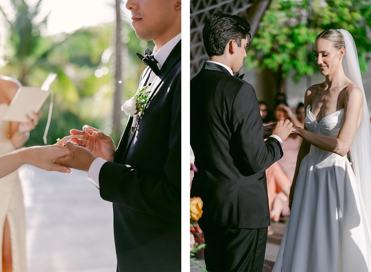 44 closeup of bride and groom putting on their wedding rings and reading vows.JPG