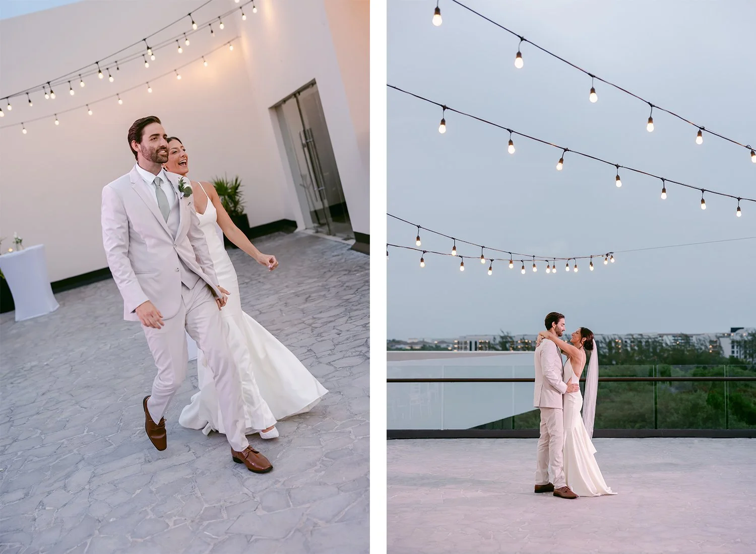 41 bride and groom's grand entrance to the wedding party reception.JPG