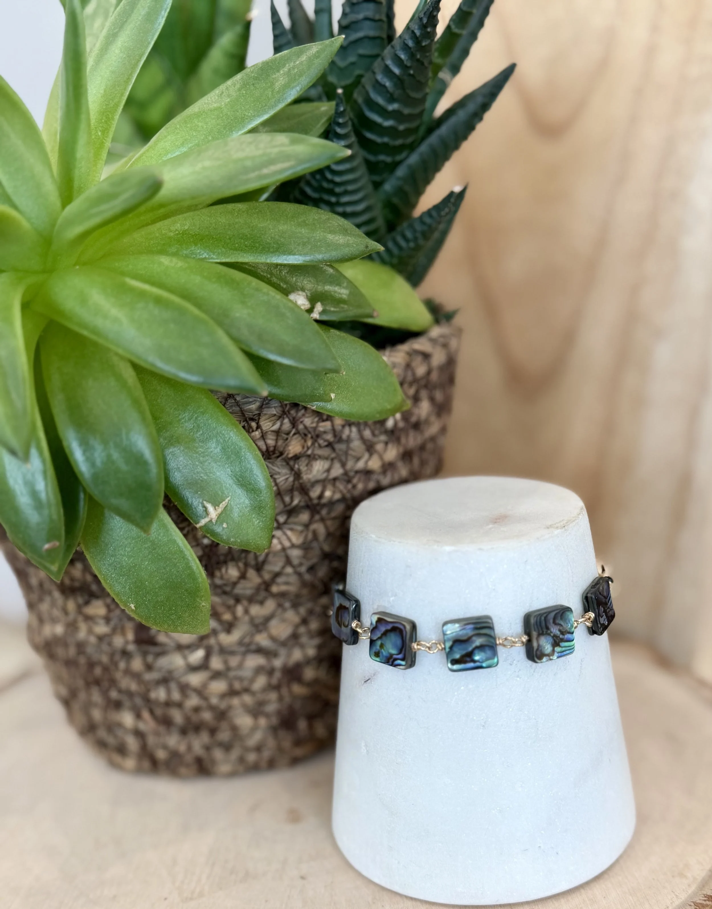 Abalone Shell adjustable bracelet