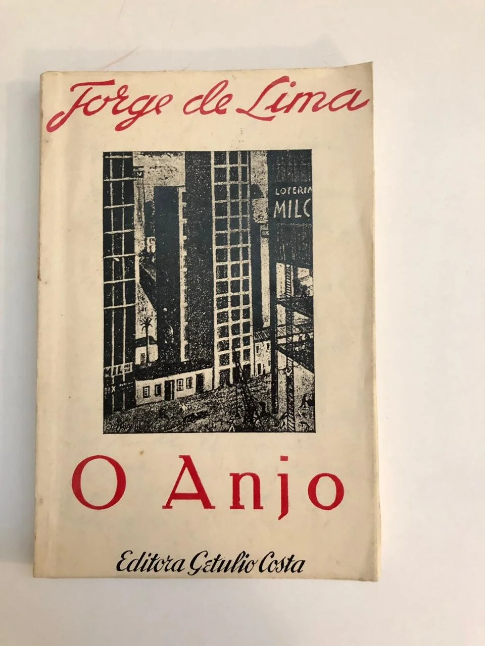 ilustração do livro O Anjo, de Jorge de LIma, 1941