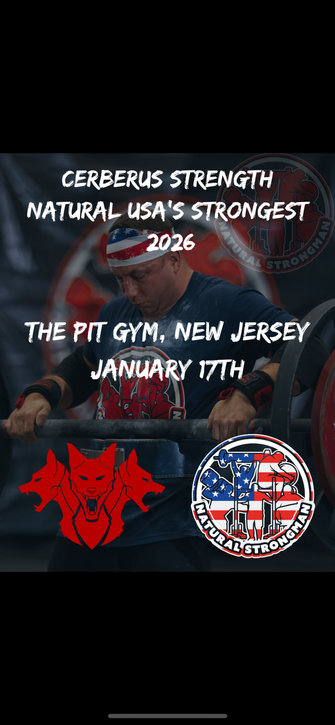 Cerberus Strength Natural USA's Strongest