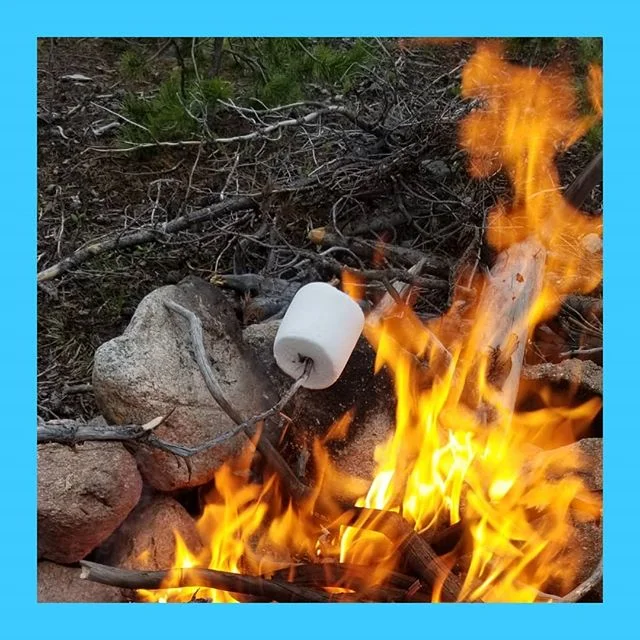 My husband Sam and I had so much fun camping last weekend we decided we want to do it every weekend!

But after waking up in the snow we decided we should check the weather &amp; make decisions based on that. 
But I'm so proud of us for getting out o