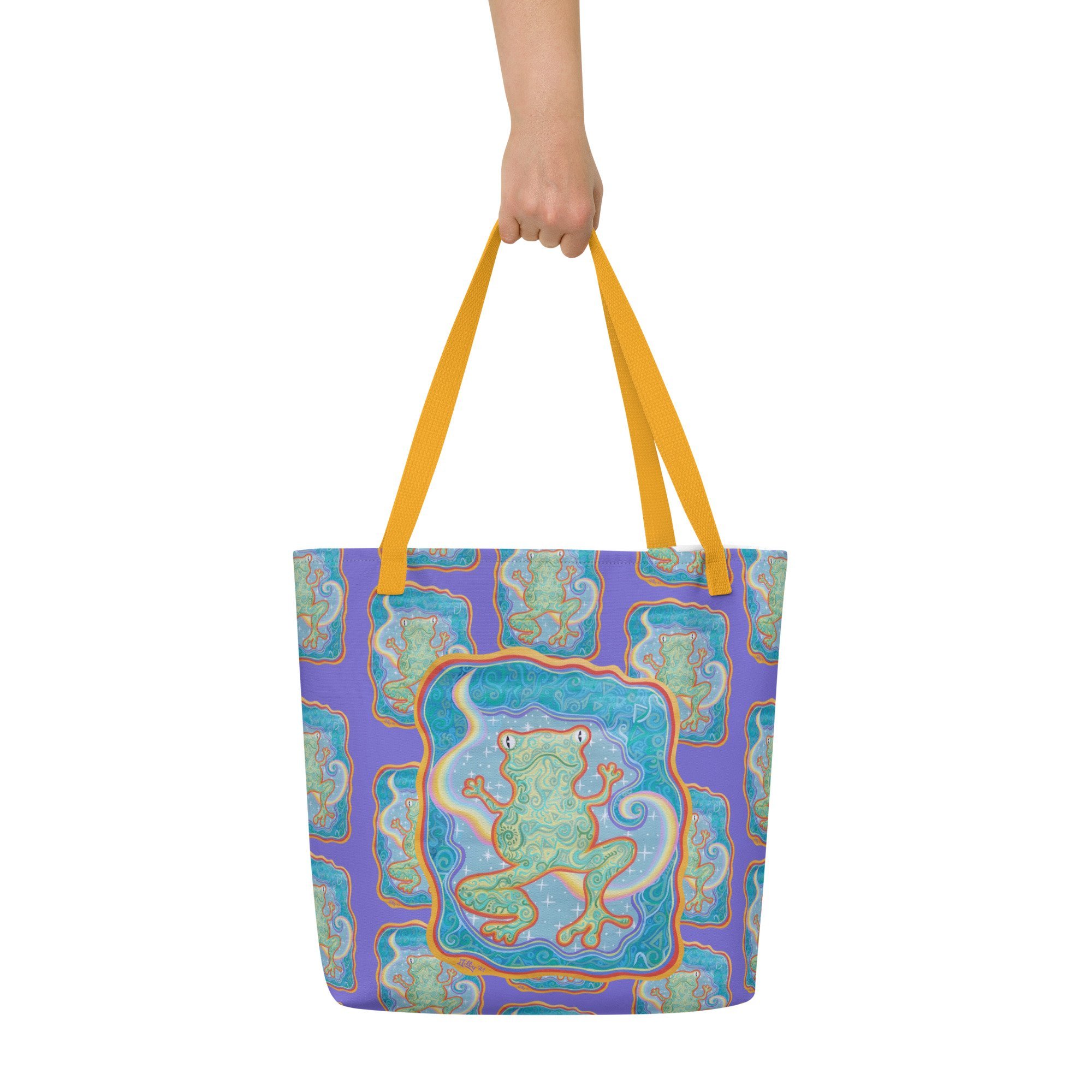 psychedlic-rainbow-frog-tote-matilda-wentzel2.jpeg