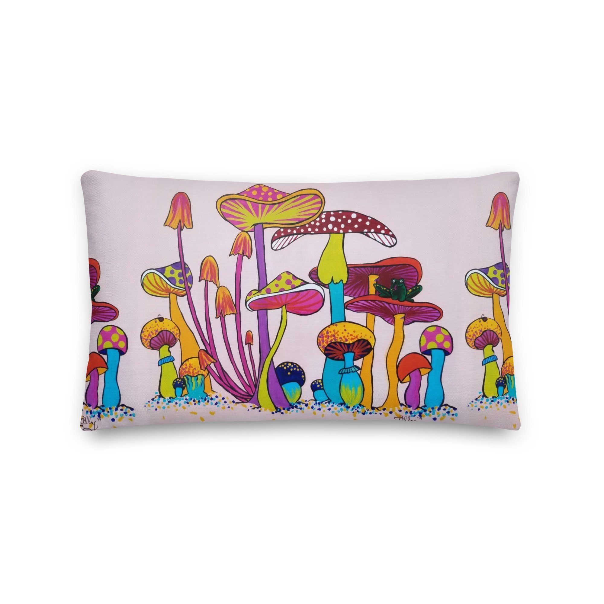 electro toad-pillow-matilda wentzel-frog painting-1.jpeg