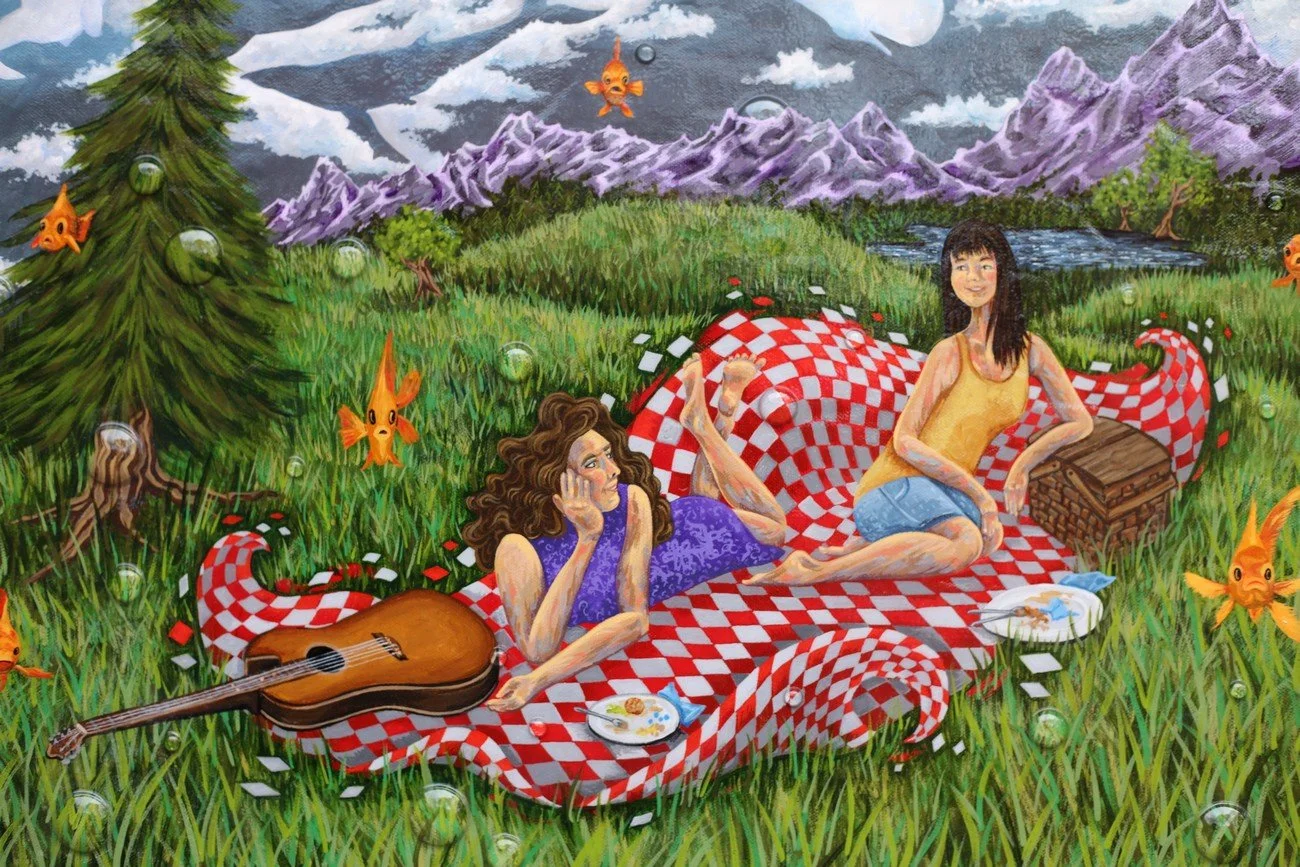 Picnic Under the Sea ~ Original Painting
