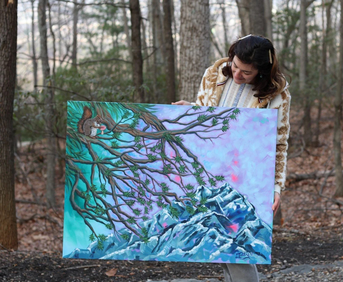 I Love Squirrels! | Original Painting