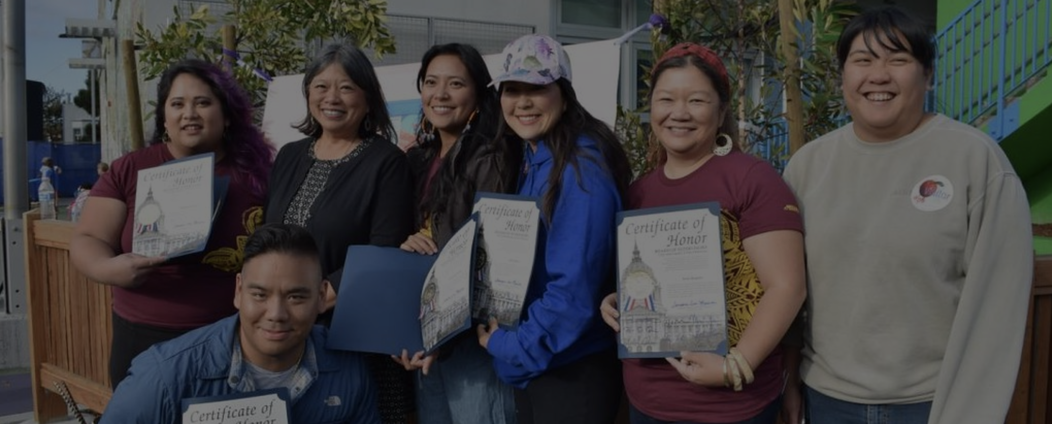 Artists and organizers of the Generations of Hope Mural pose with Richmond District Supervisor Sandra Fewer during the mural’s unveiling celebration on September 28, 2018. By: Nivedita Ojha