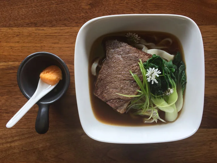Chino SF’s beef noodle soup. Yum!