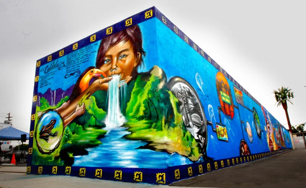 image: Cuidela Mural, Los Angeles. Courtesy of The Estria Foundation .