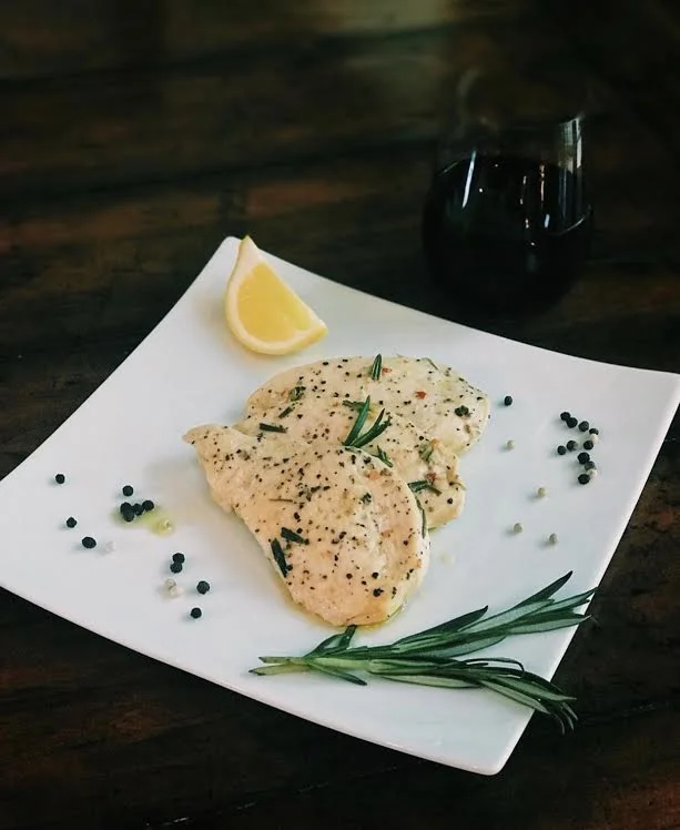 Sautéed Peppered Chicken Breasts with Rosemary & Garlic