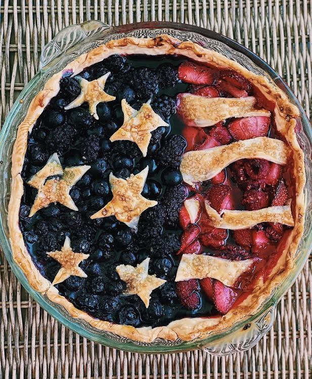 Patriotic Berry Pie