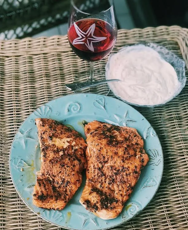 Baked Salmon with Potlatch Seasoning