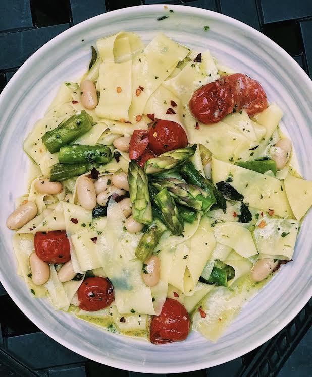 Pesto & White Bean Pasta