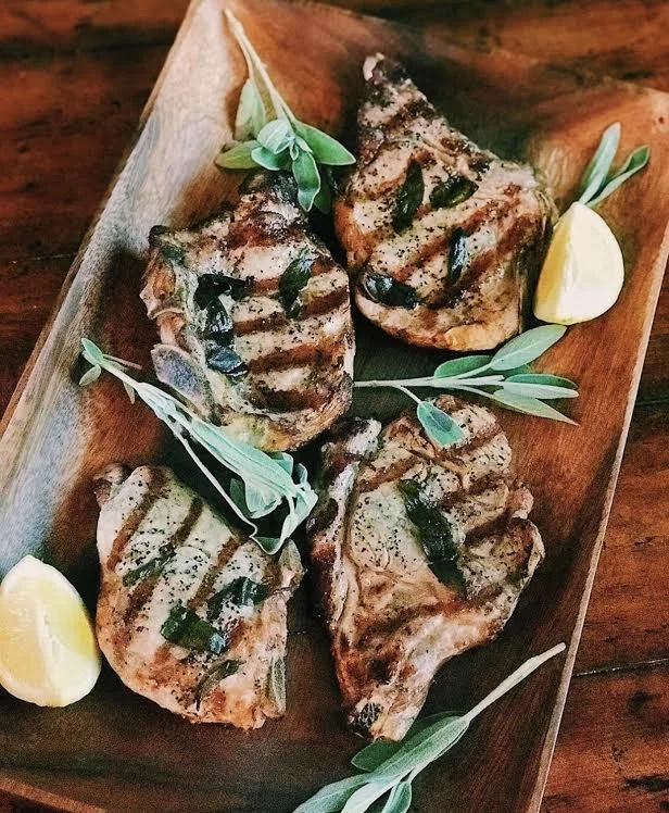 Grilled Veal Chops