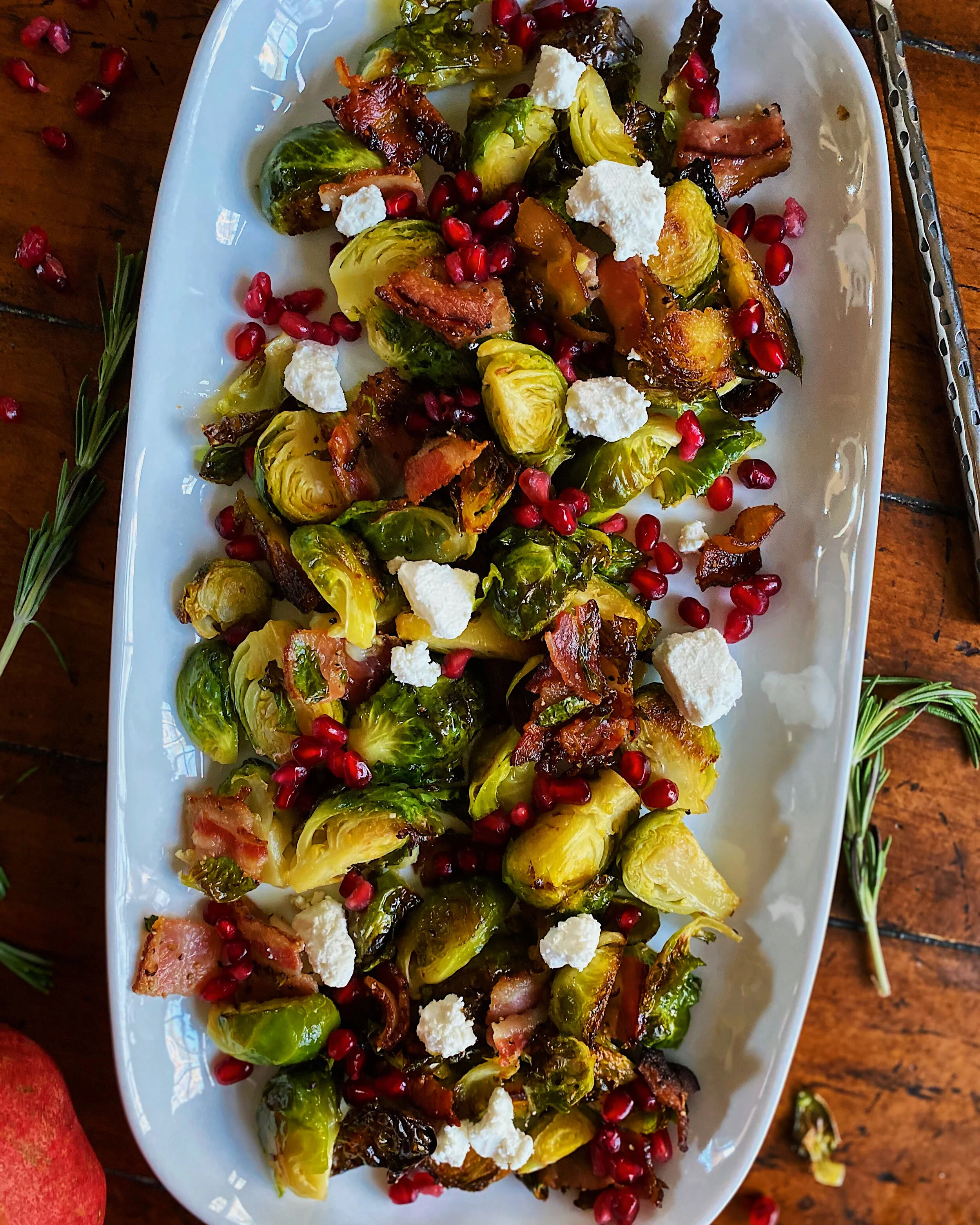 Sweet &amp; Savory Crispy Brussels Sprouts