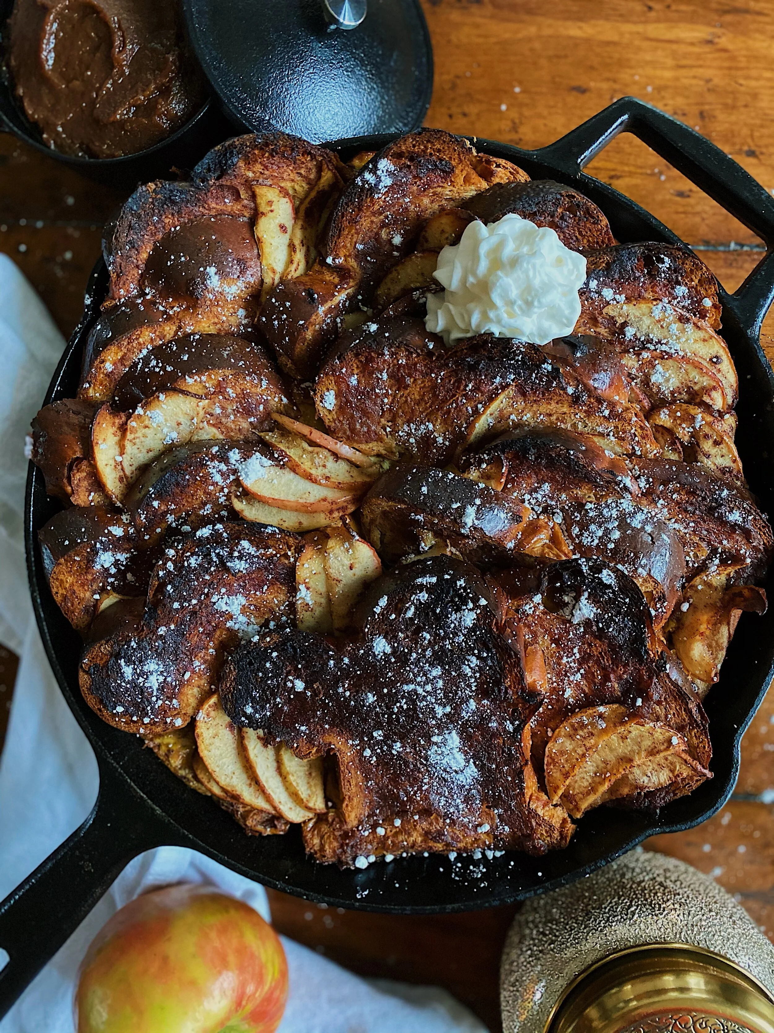 Cinnamon Apple Butter French Toast Bake