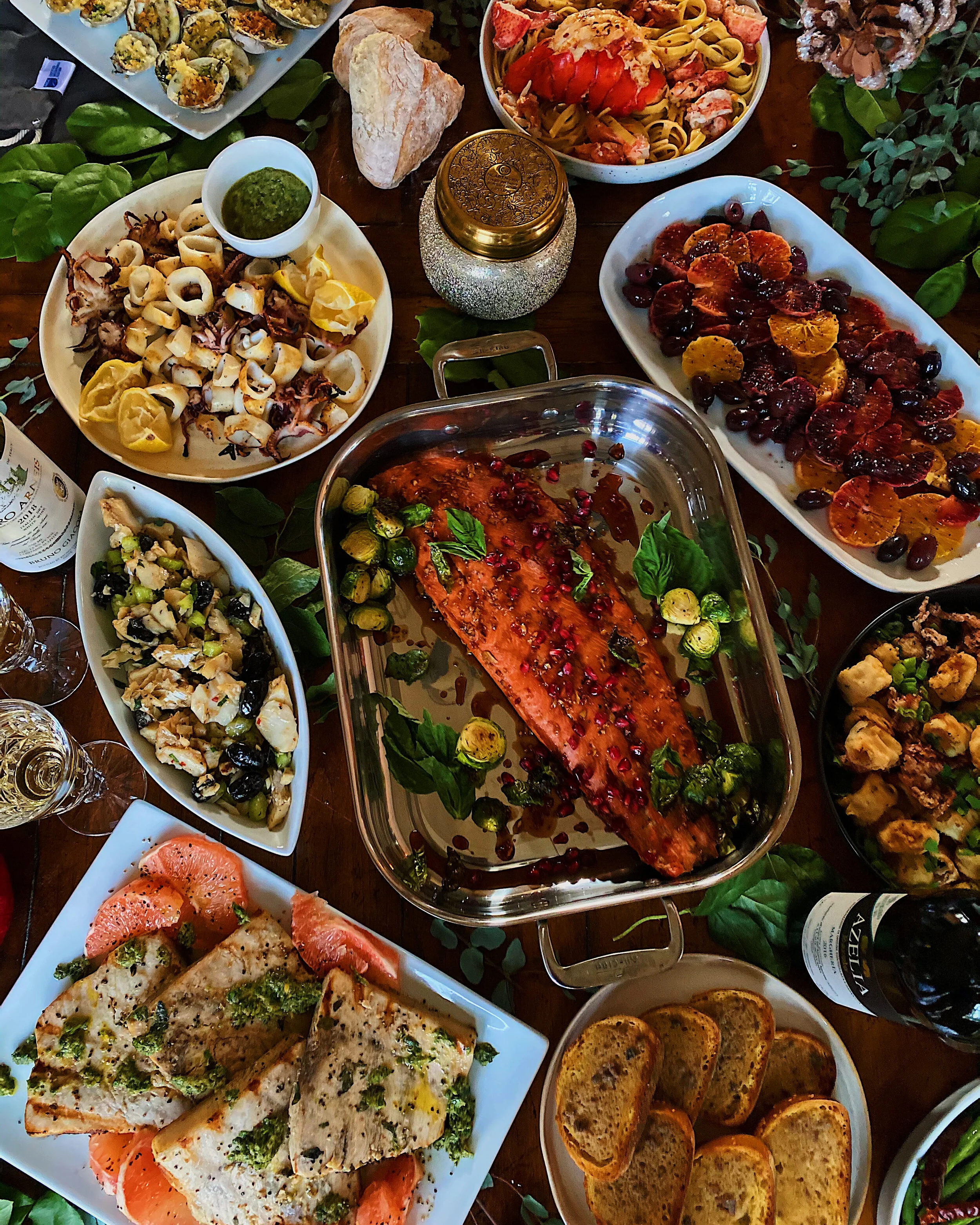 2020 Christmas Eve seven fishes menu