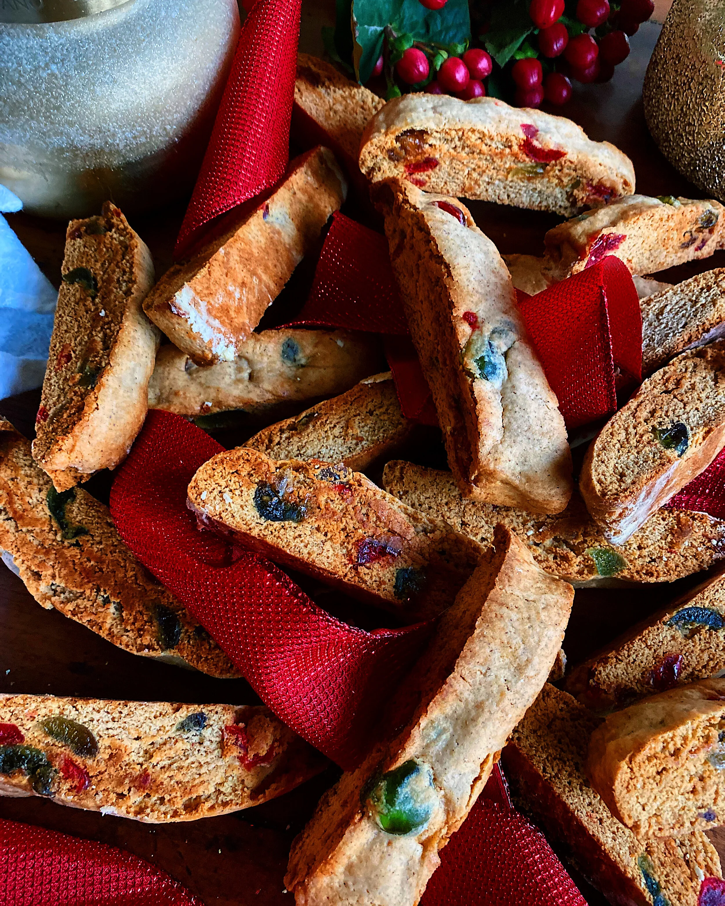 Italian Fruitcake Biscotti