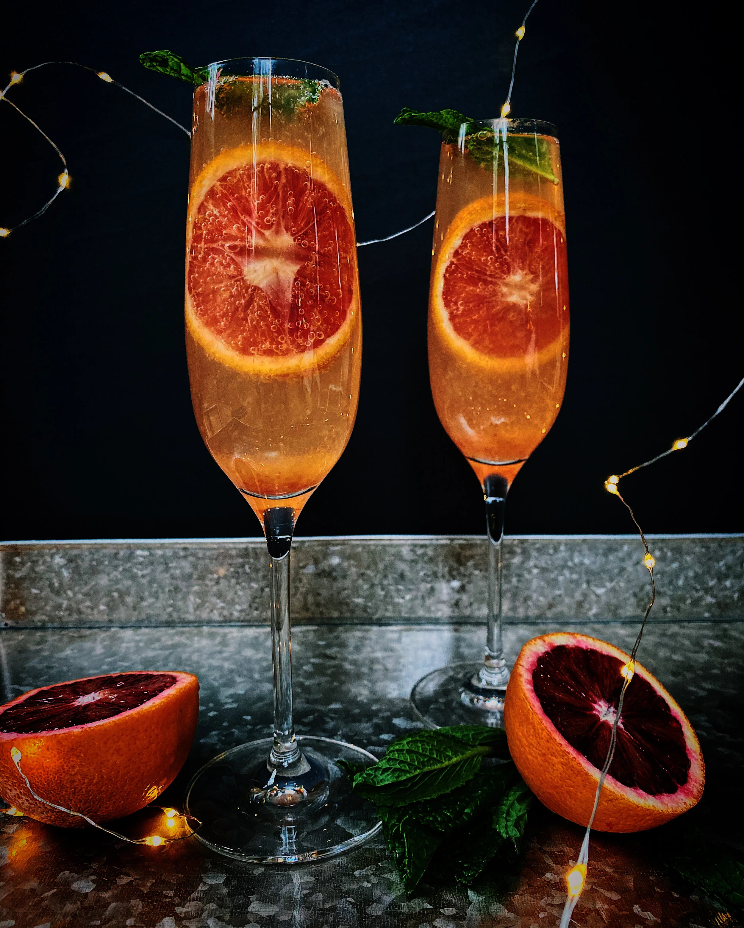 Blood Orange French 75