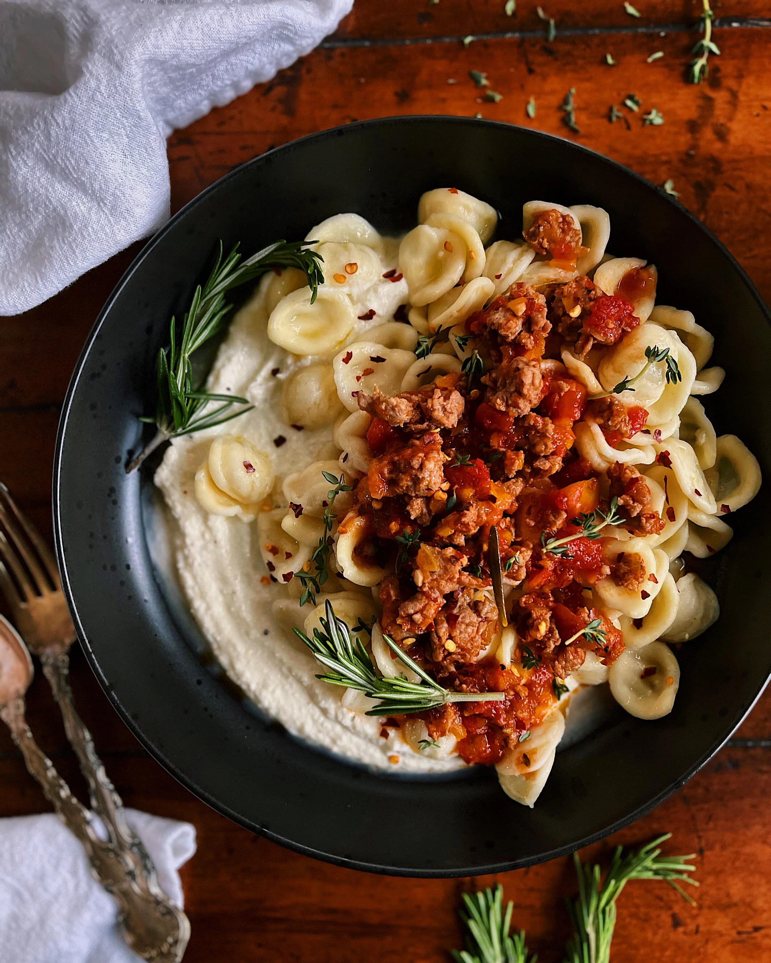 Orecchiette with Sausage Ragu