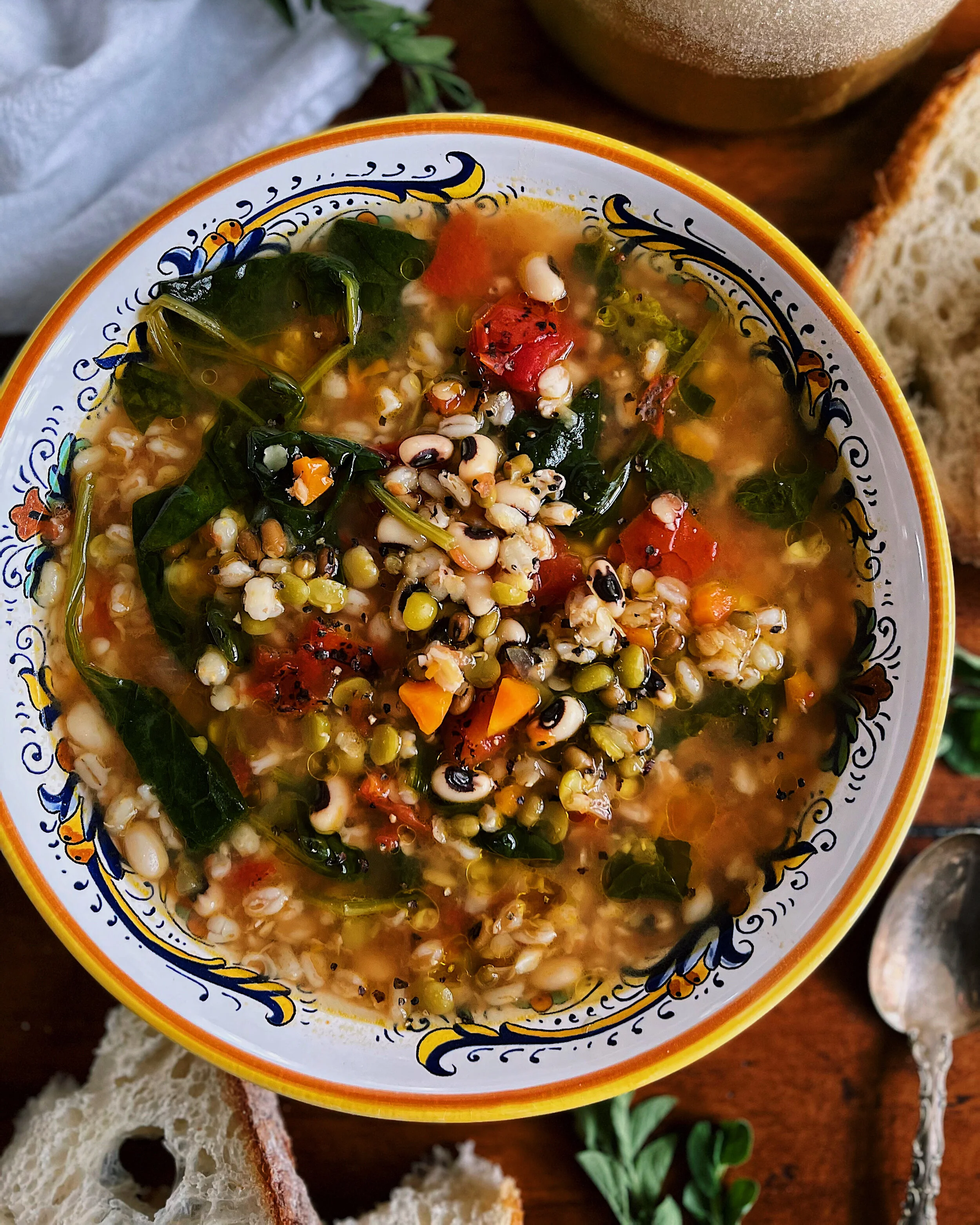 Tuscan Farro Soup