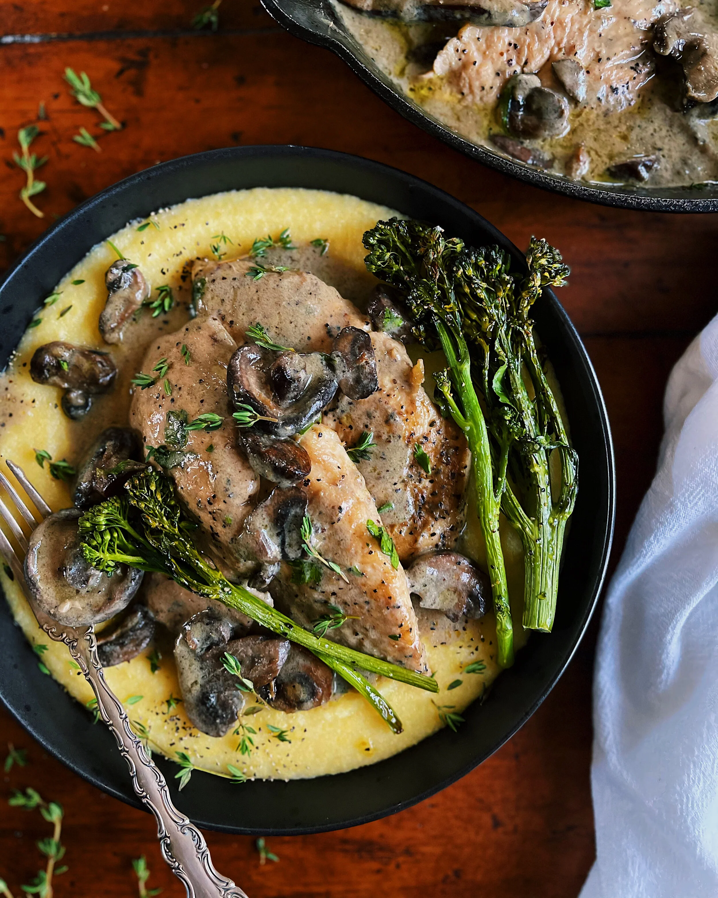 Creamy Truffle Chicken &amp; Mushrooms