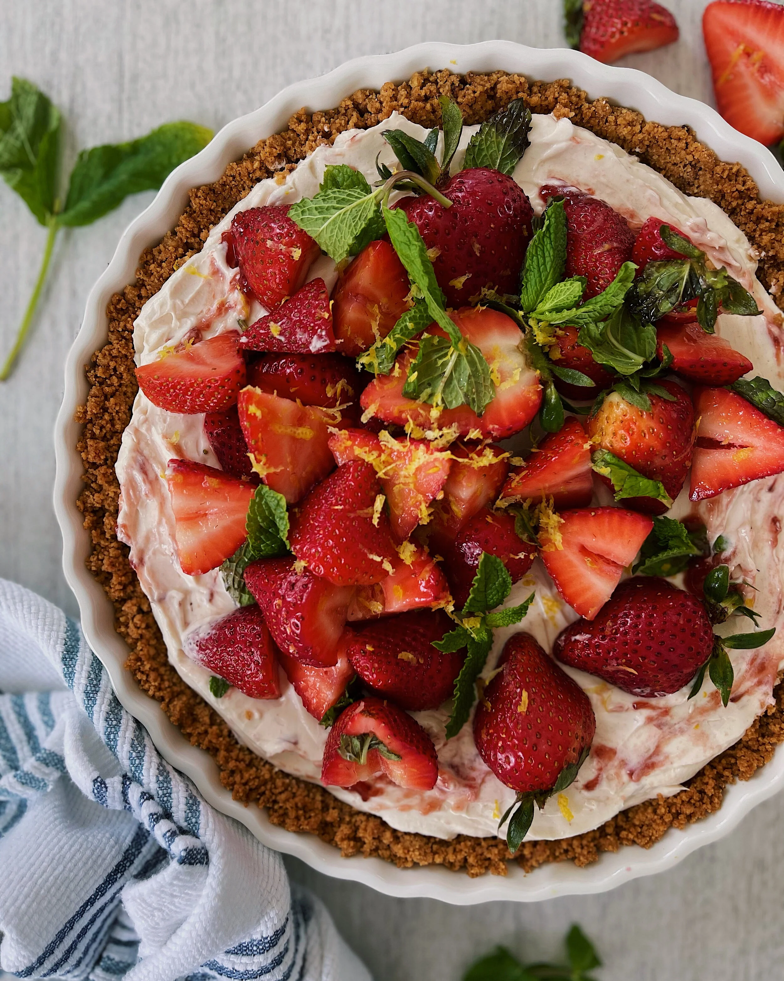 Vanilla Strawberry Tart