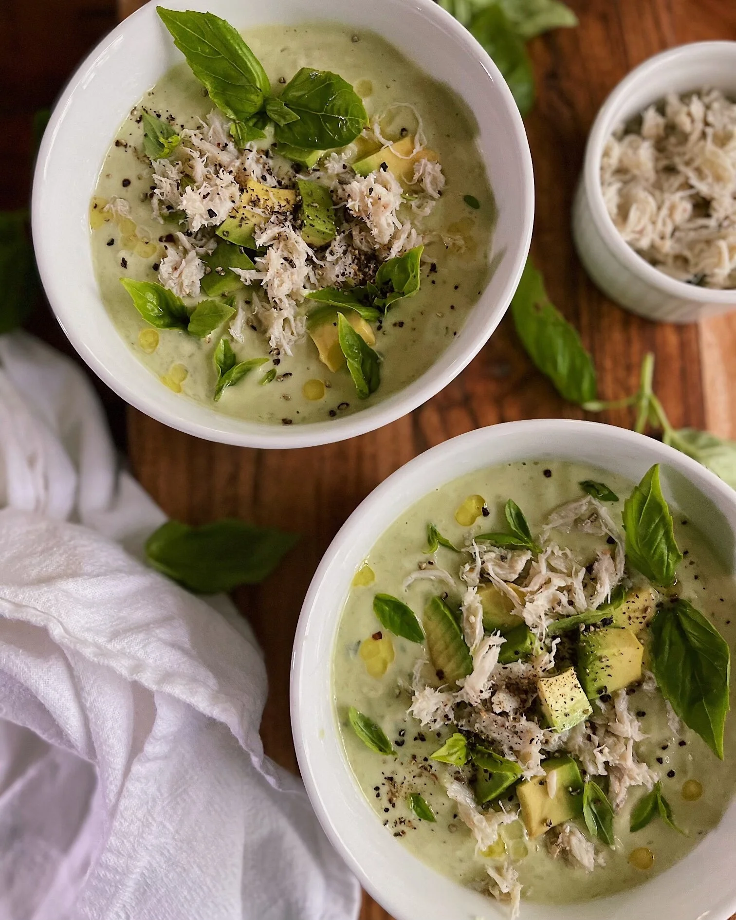 Crab &amp; Avocado Gazpacho