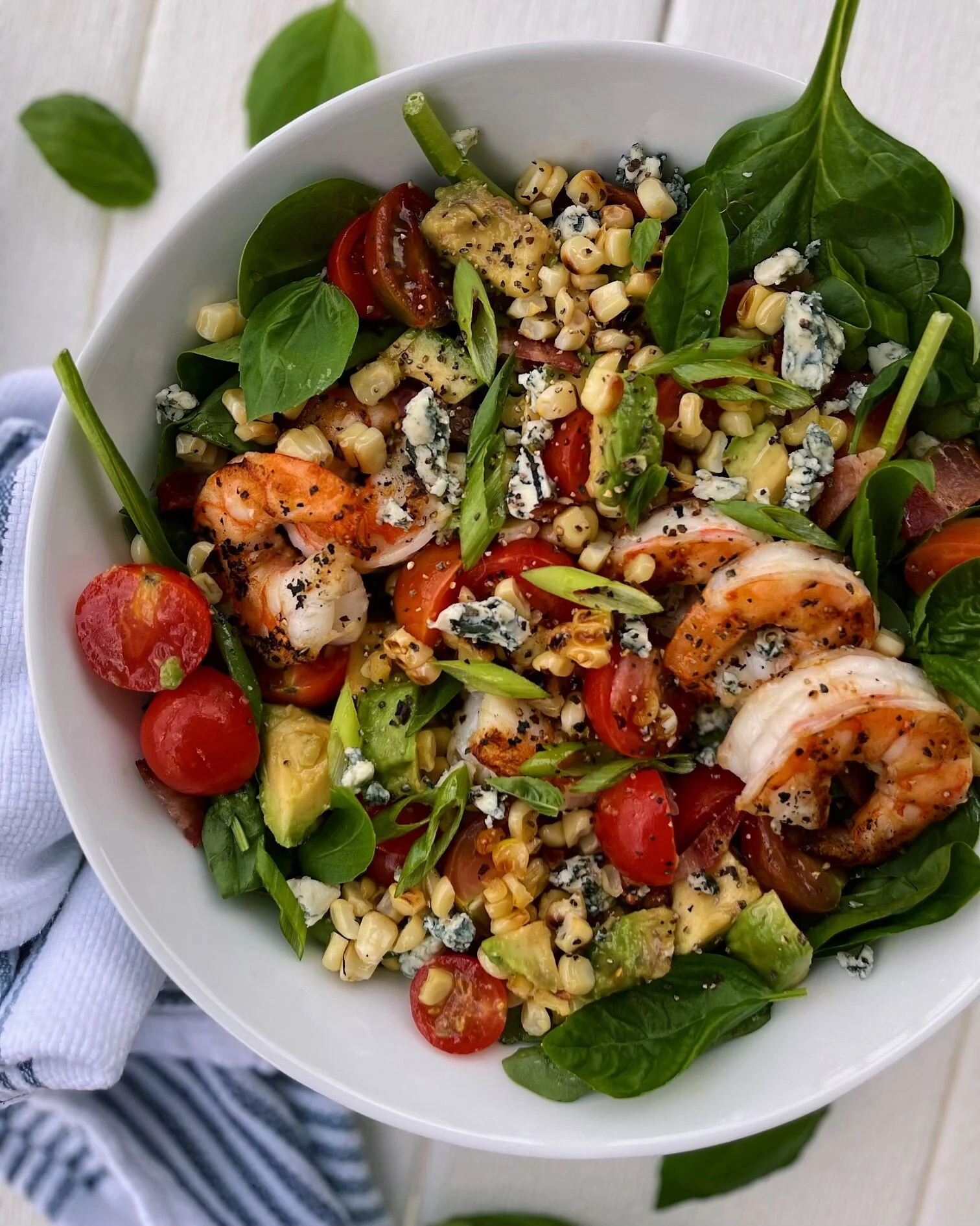 Warm Bacon &amp; Shrimp Salad
