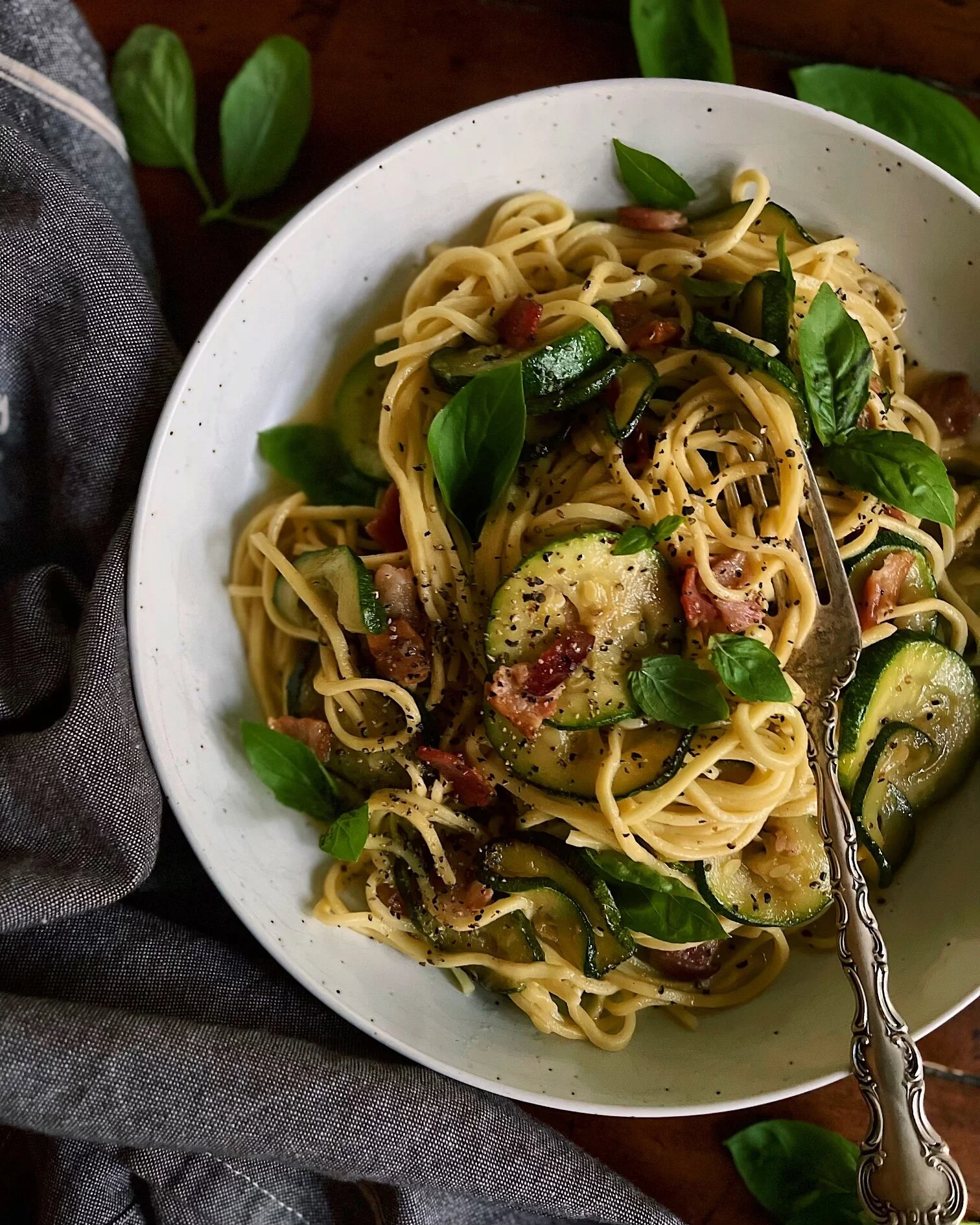 Zucchini Carbonara