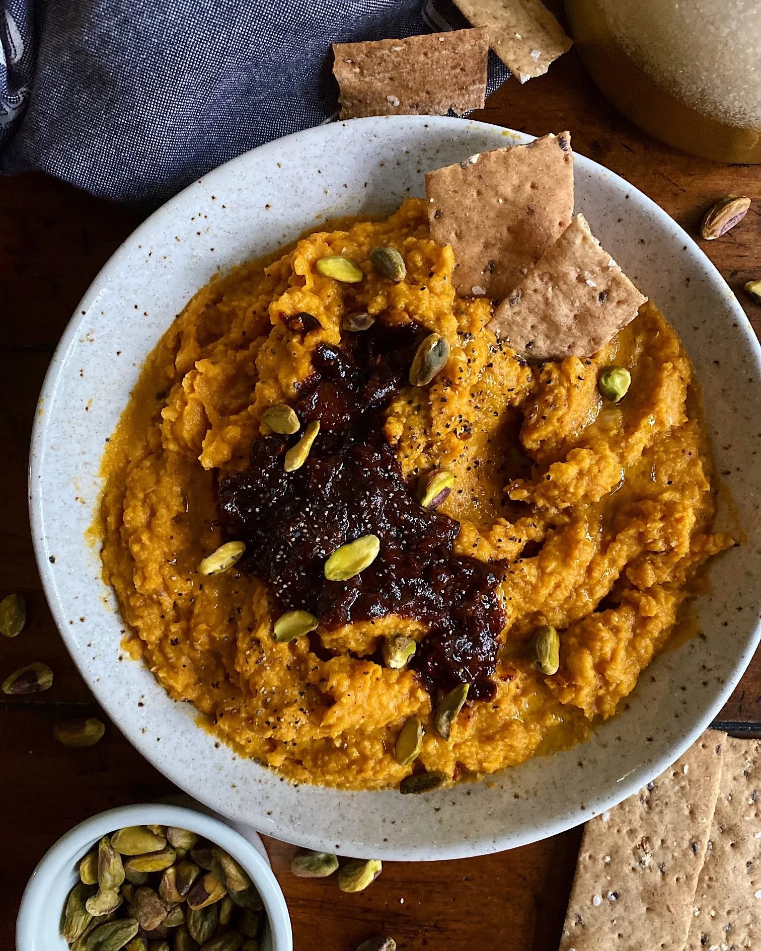 Spicy Chipotle Pumpkin Hummus