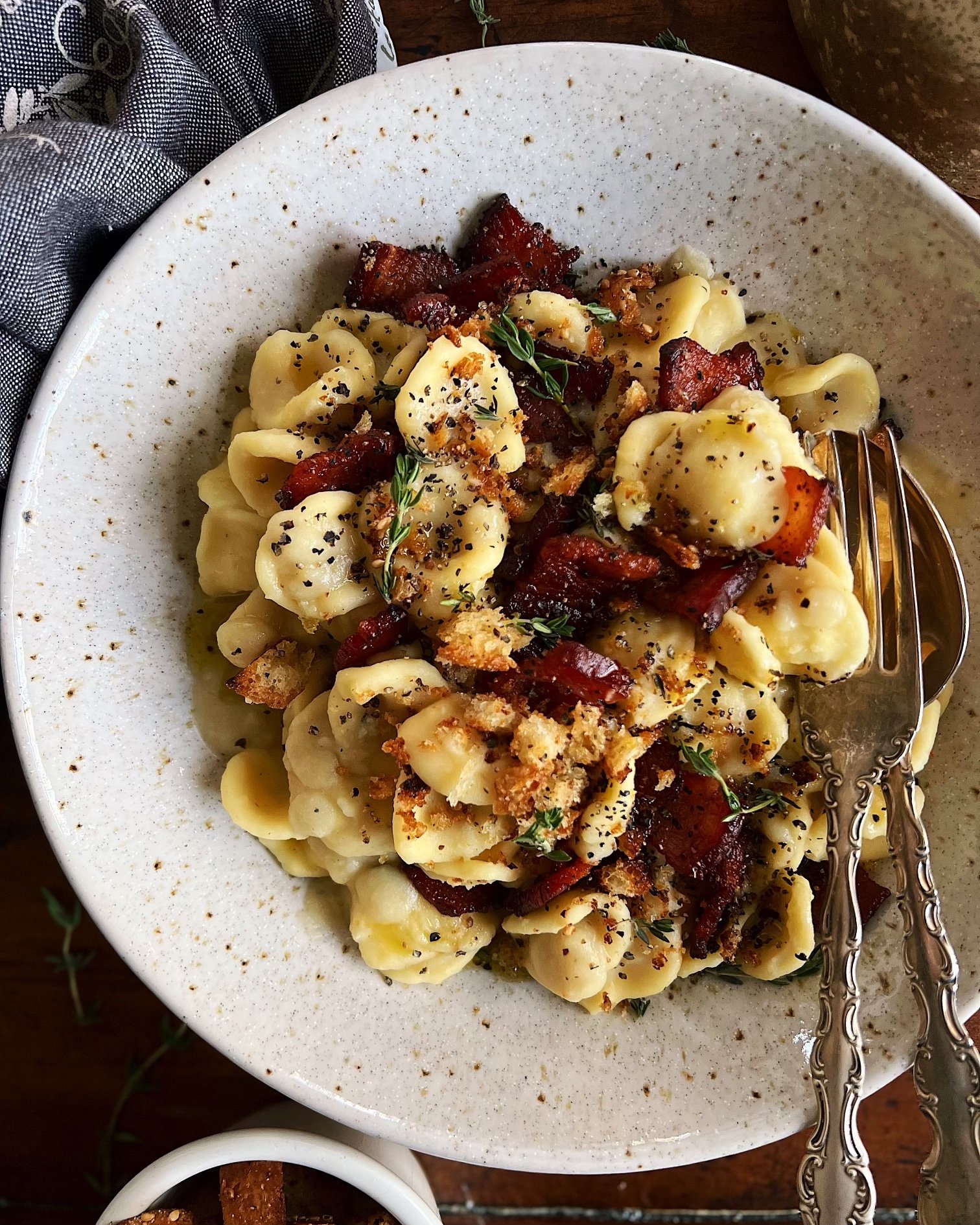 Orecchiette with Fava Bean Purée