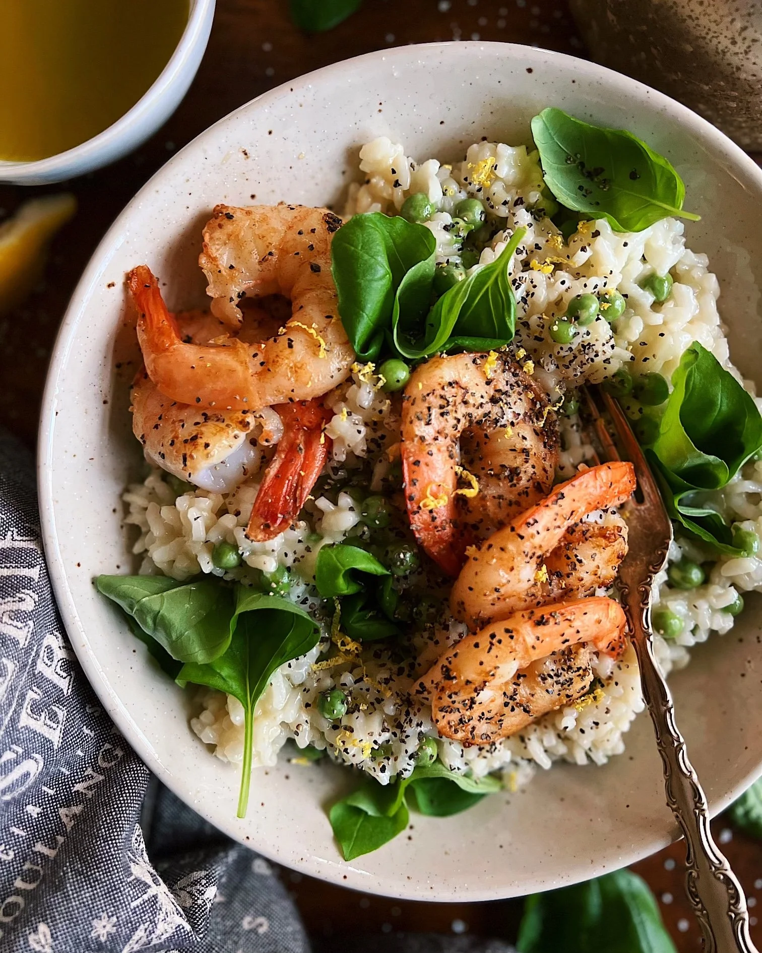 Shrimp &amp; Pea Risotto