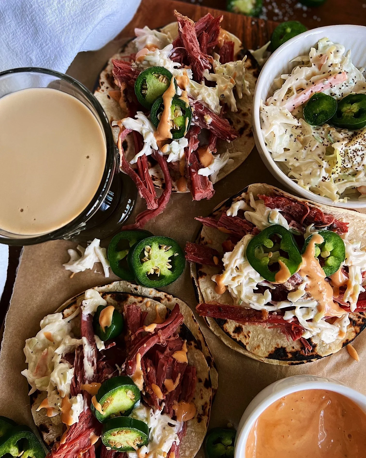 Irish Corned Beef Tacos