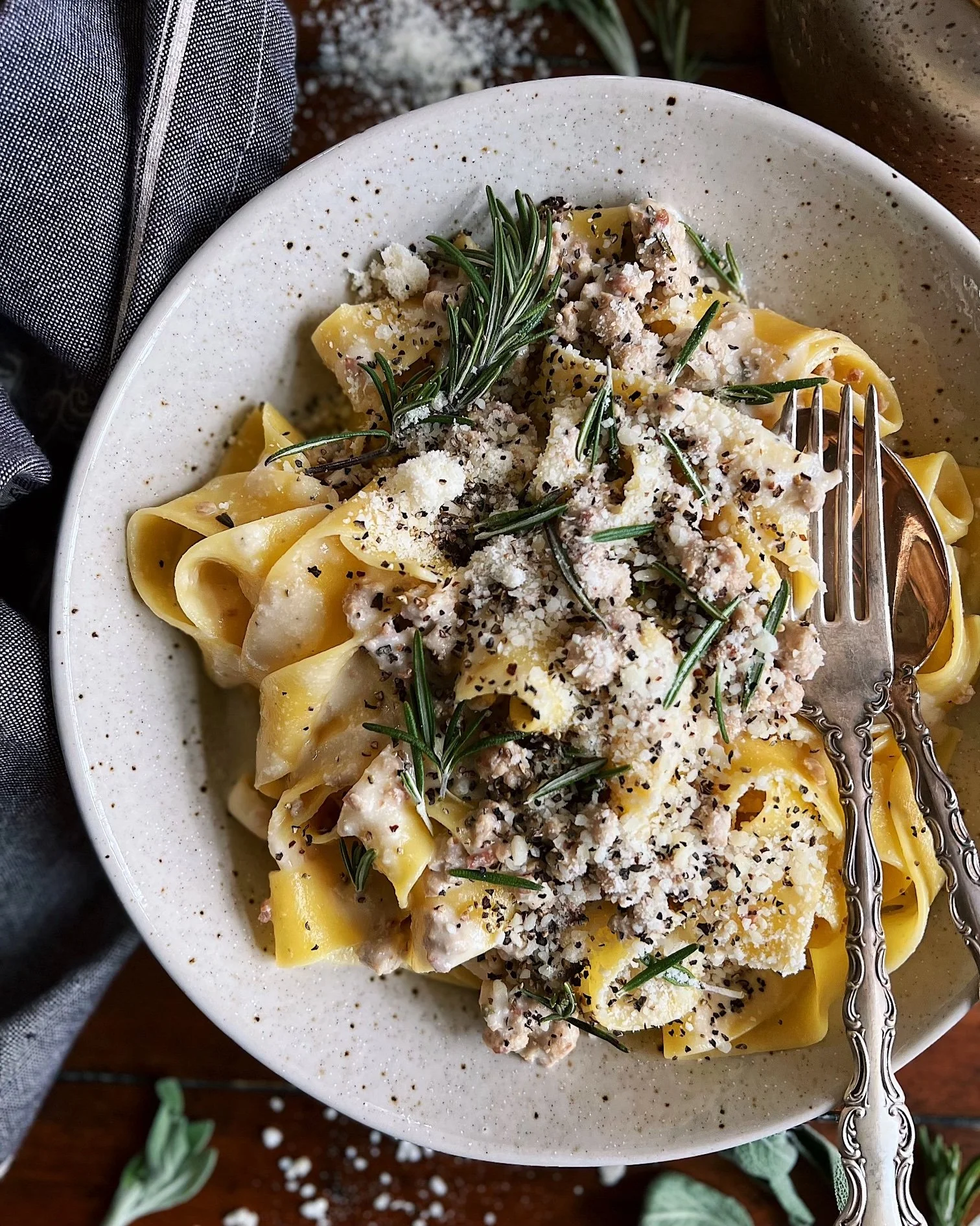 Pappardelle White Bolognese