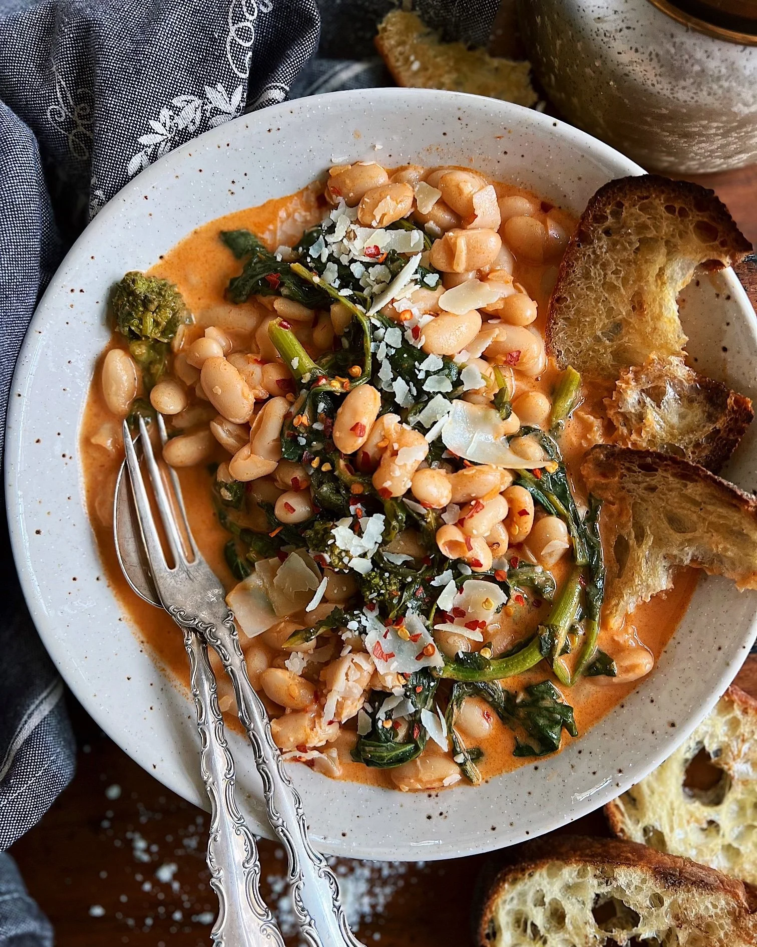 White Beans &amp; Broccoli Rabe alla Vodka