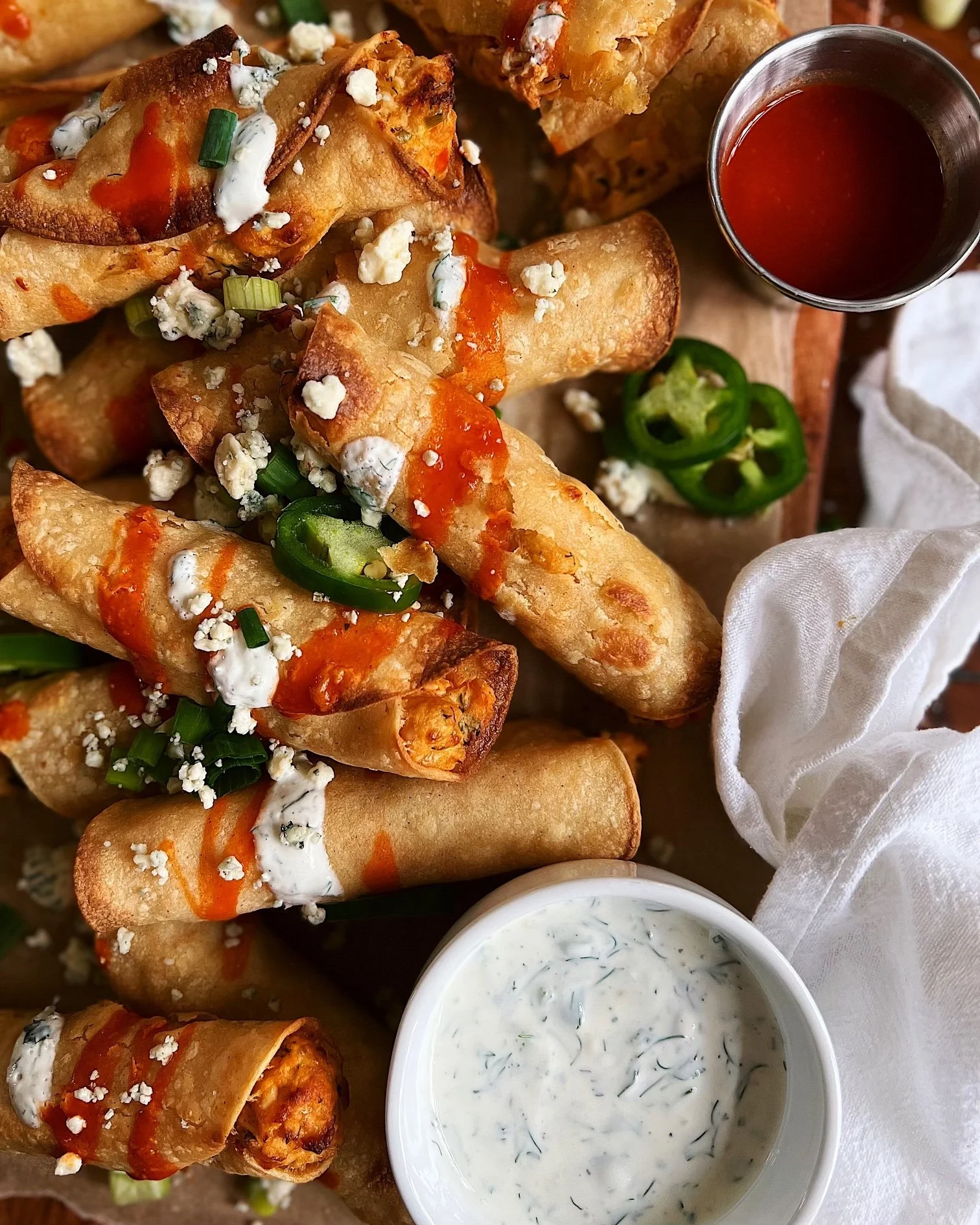 Buffalo Chicken Taquitos