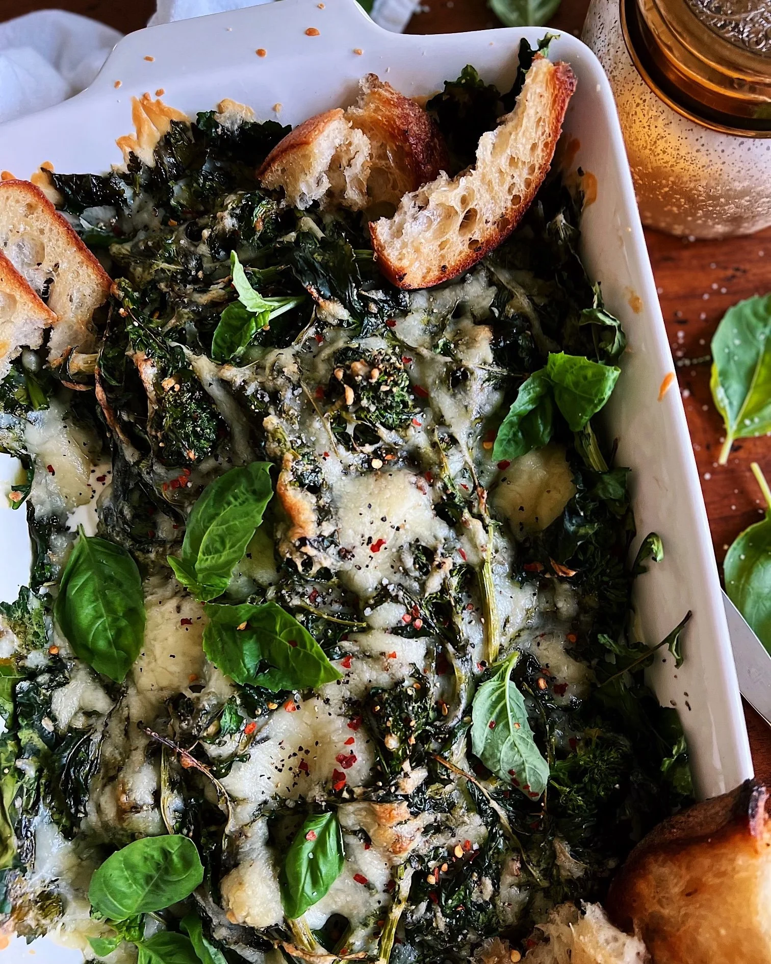 Broccoli Rabe Au Gratin
