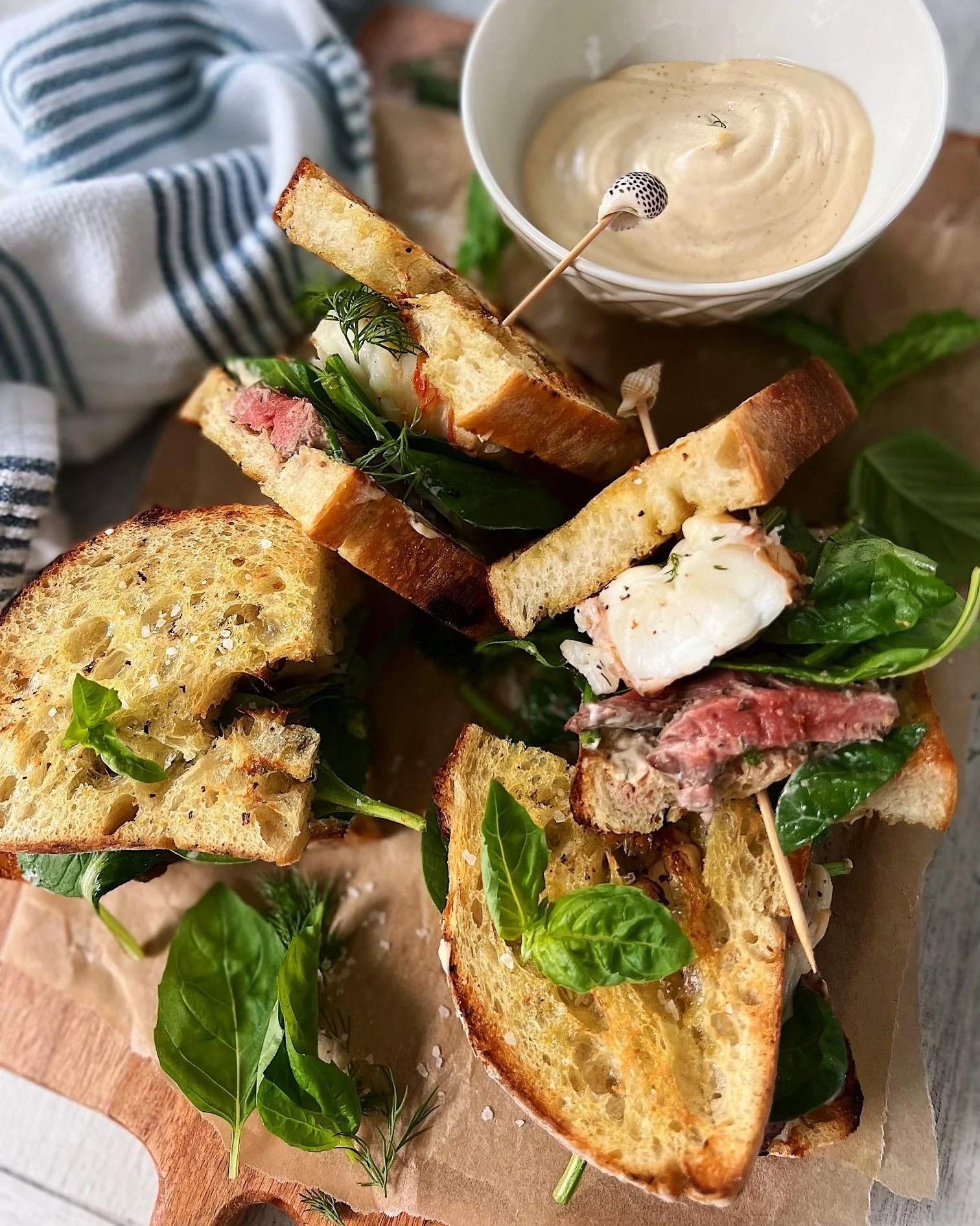 Surf &amp; Turf Sandwich