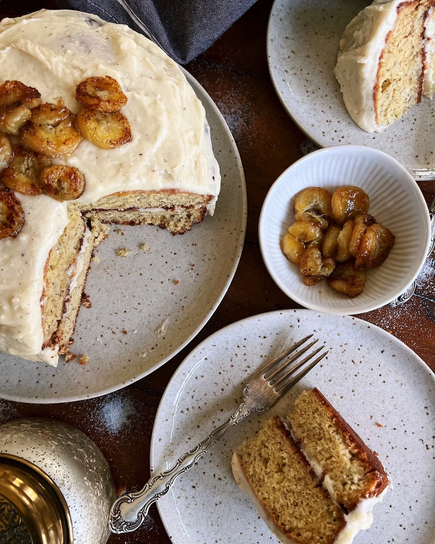 Banana Cake with Brown Butter Frosting