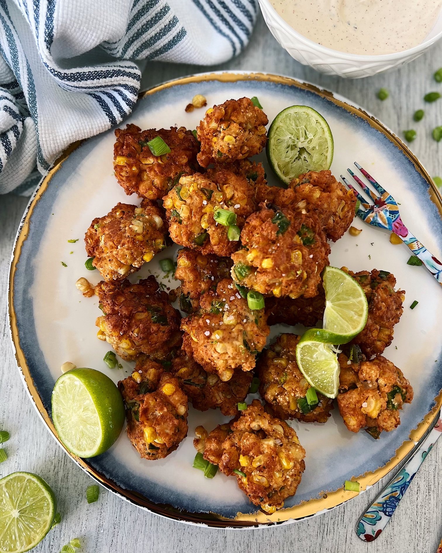 Mexican Street Corn Fritters
