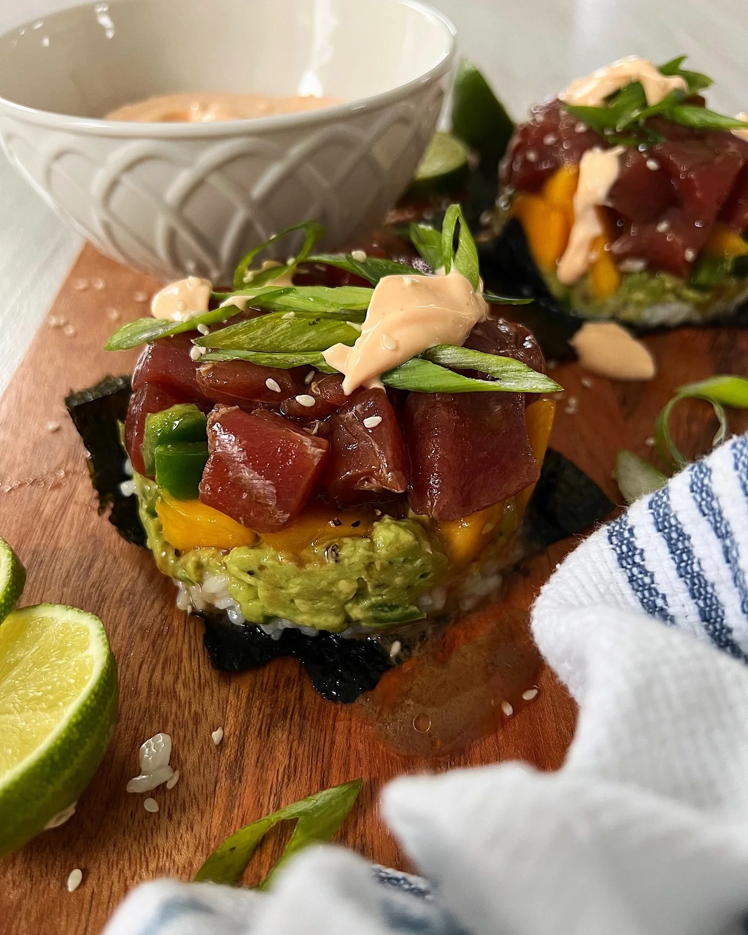 Spicy Tuna Stacks