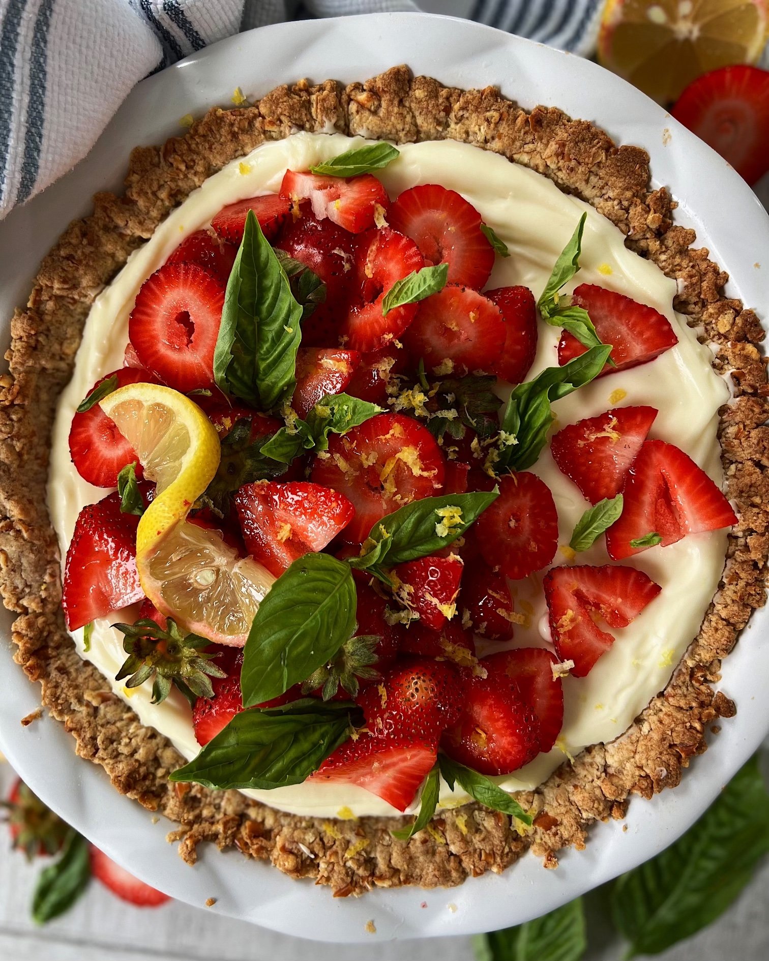 Strawberry Pretzel Pie