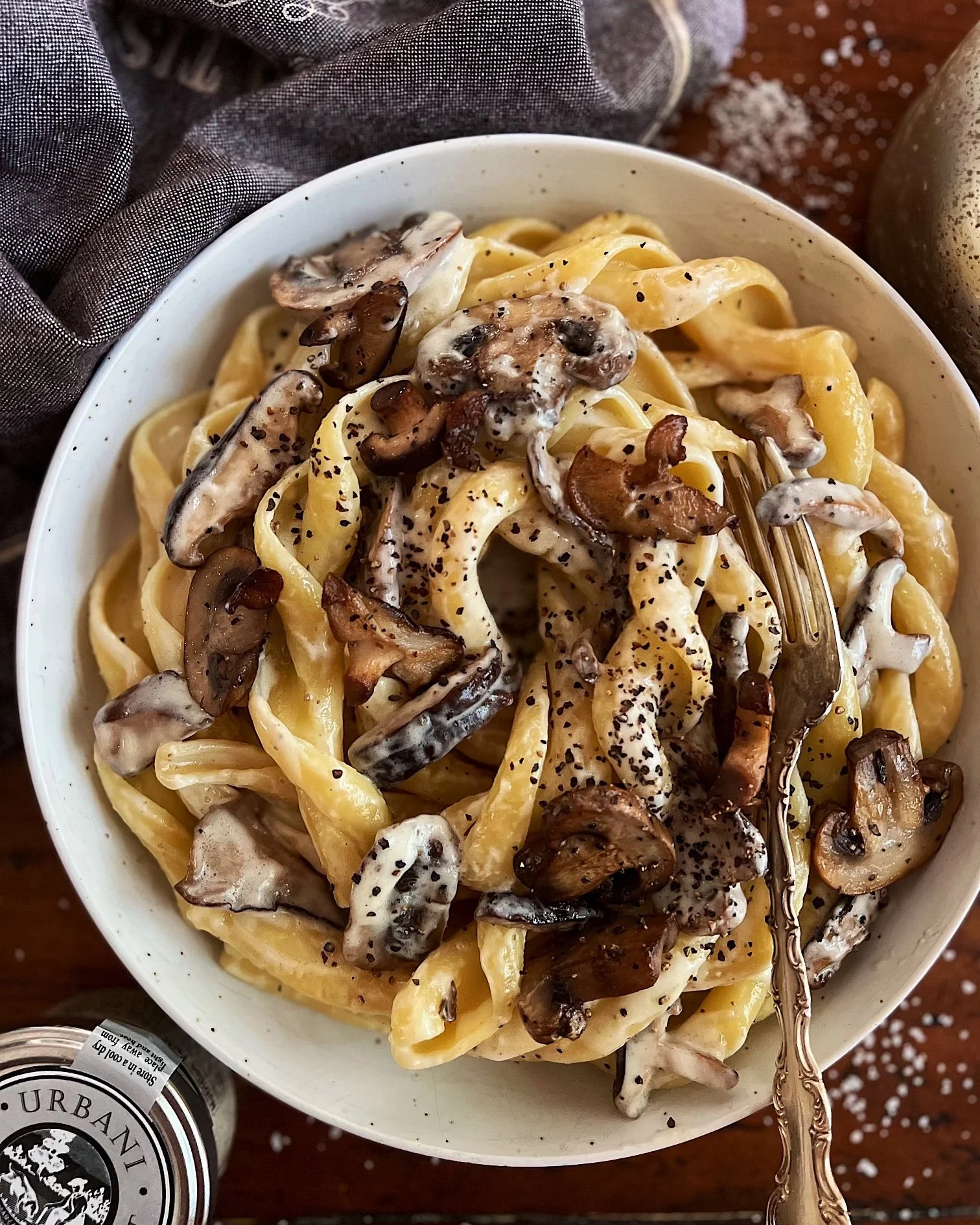 Creamy Truffle &amp; Mushroom Pasta