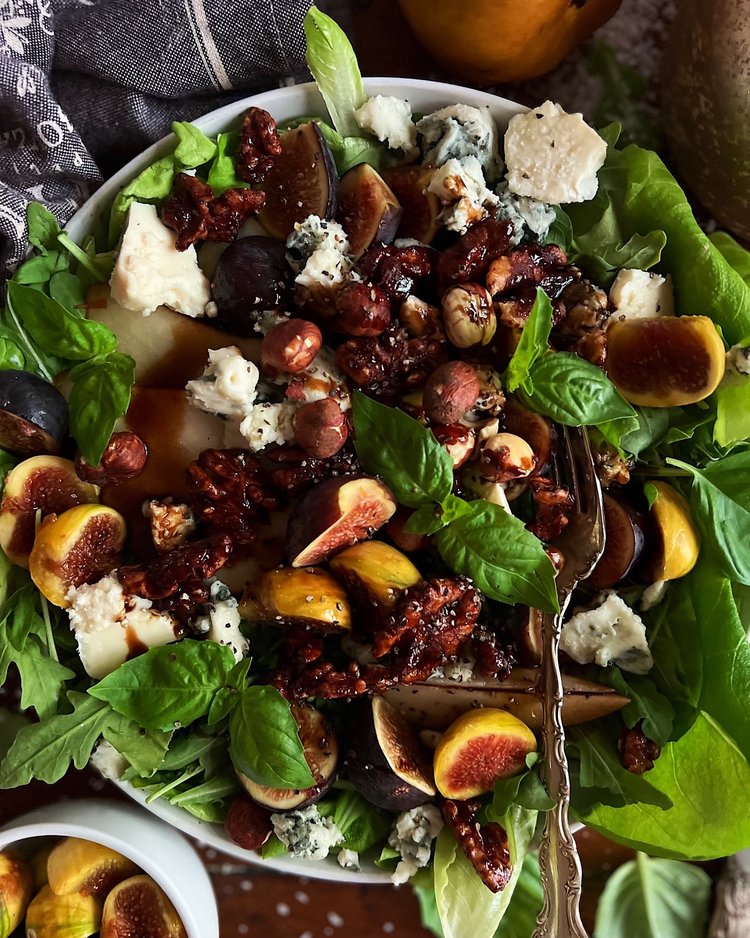 Anvendt ryste Åh gud Fig, Pear, & Blue Cheese Salad — Daniela's Dish